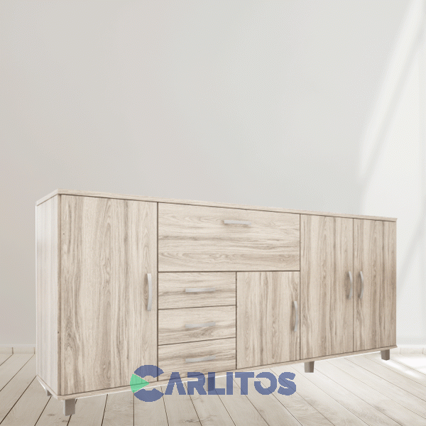 Bahiut 5 Puertas 3 Cajones 2.25 Mts Orlandi Abedul