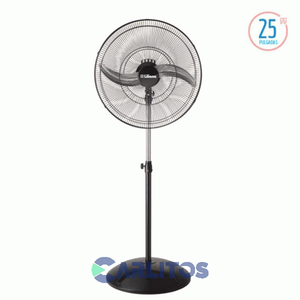 Ventilador De Pie Industrial Liliana 25" - 2 Aspas Metálicas Vp25m