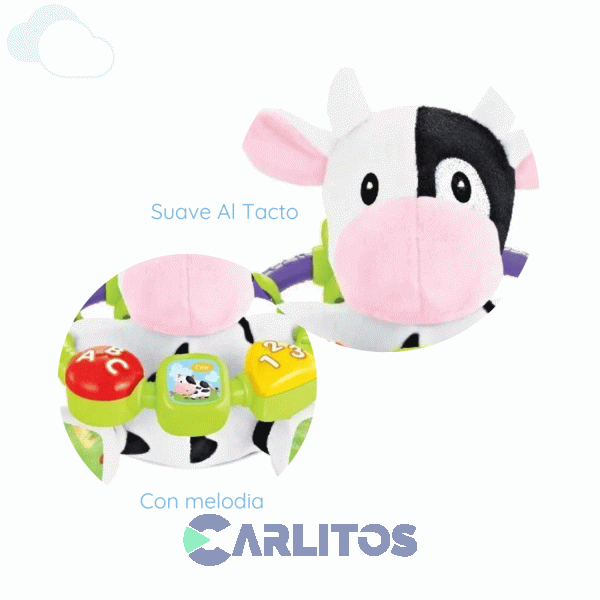 Peluche Musical Zippy Toys Vaca Con Luces