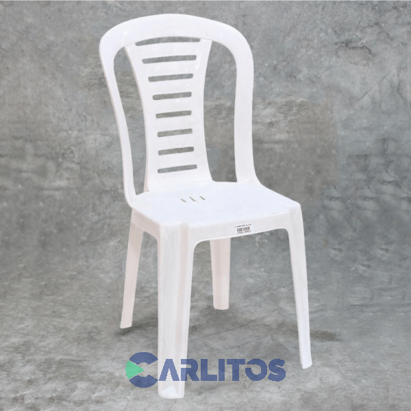 Silla Pvc Blanco Quality Plastic Reina