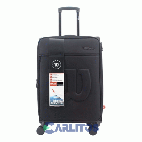 Valija 24" 4 Ruedas Giratorias Wilson 65.1736N/3 Negro