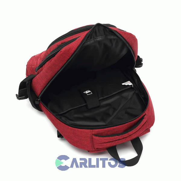 Mochila Portanotebook Linea Pl Campus Primicia 41614-9-23 Rojo