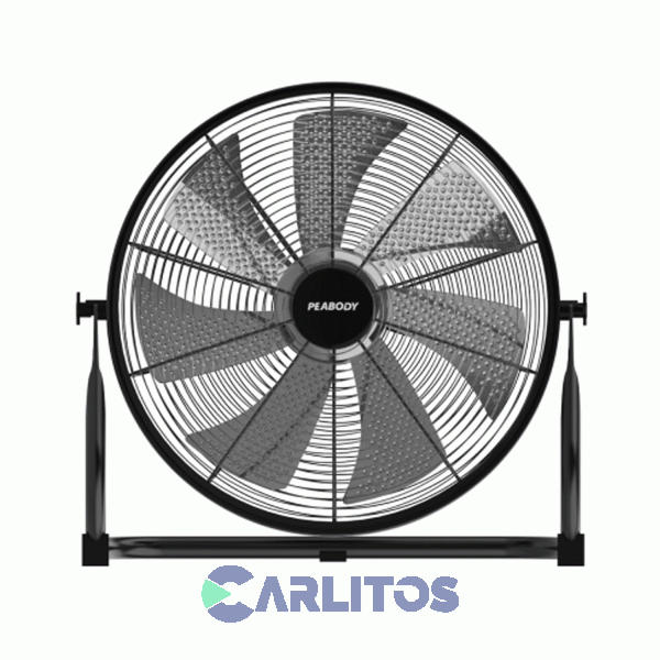 Ventilador Turbo A Bateria 16" Parrilla Metalica Peabody PE-VTB1630N