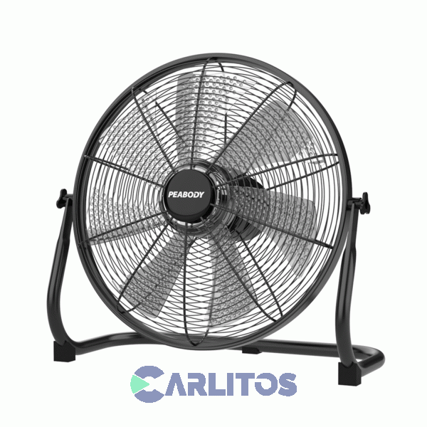 Ventilador Turbo A Bateria 16" Parrilla Metalica Peabody PE-VTB1630N