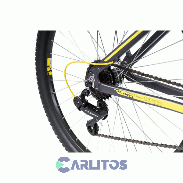 Bicicleta Olmo Todo Terreno Rod.26" Wish 260 1BO1092 Negro Con Amarillo