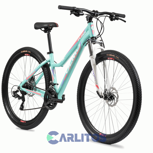 Bicicleta Olmo Todo Terreno R 29" Flash 295 Turquesa Con Rosa