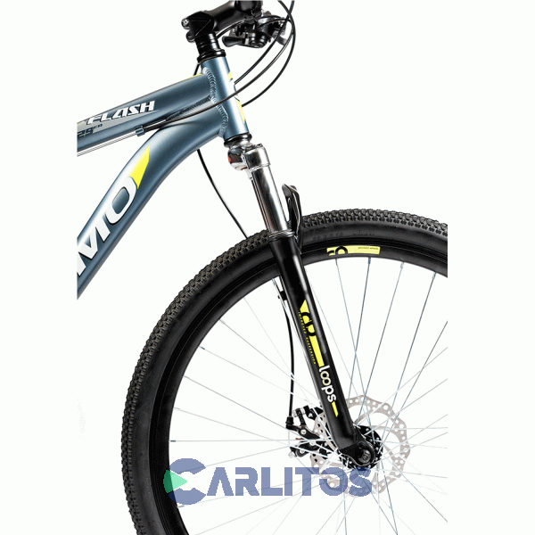 Bicicleta Olmo Todo Terreno Rod.29" Flash 290+ Con Disco 1BO1083 Gris Con Amarillo