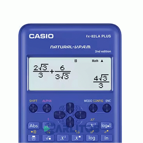 Calculadora Científica 252 Funciones Color azul Casio Fx-82la Plus