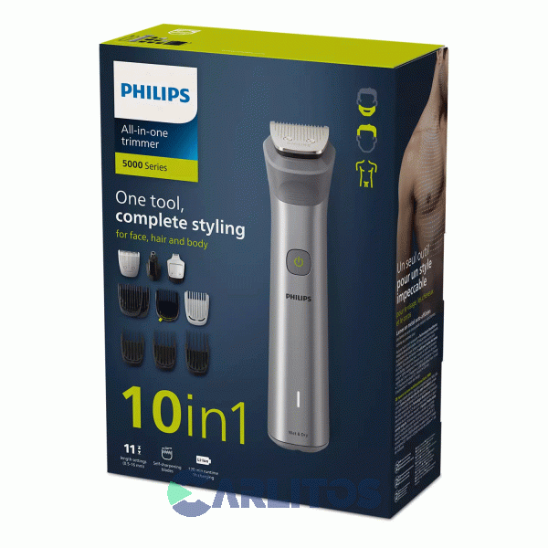 Kit Profesional Para Barba Multigroom Philips Recargable MG5920/15