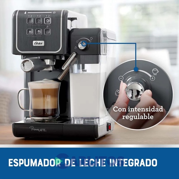 Cafetera Express Oster Digital Touch Negra 19 Bares BVSTEM6801M