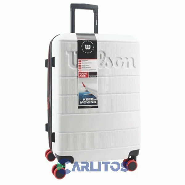 Valija 24" Rígida 4 Ruedas Giratorias Wilson 65.1739B/3 Blanco