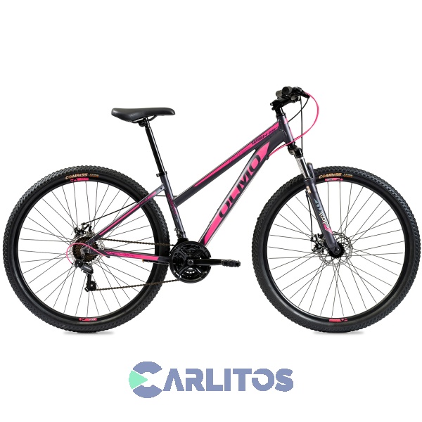 Bicicleta Olmo Todo Terreno R 29" Wish 295 Negro Con Fucsia
