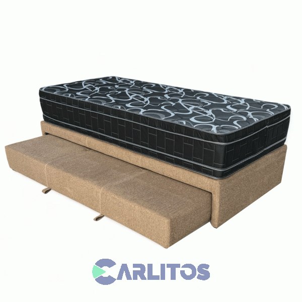 Sommier Marinero Natural Soft Sahara 0.90 X 1.90 Mts Tapizado