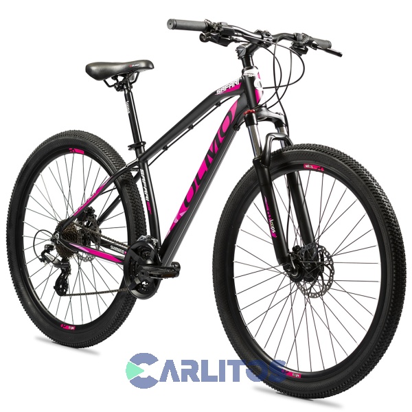 Bicicleta Olmo Todo Terreno R 29" Safari 295 Negro/Fucsia
