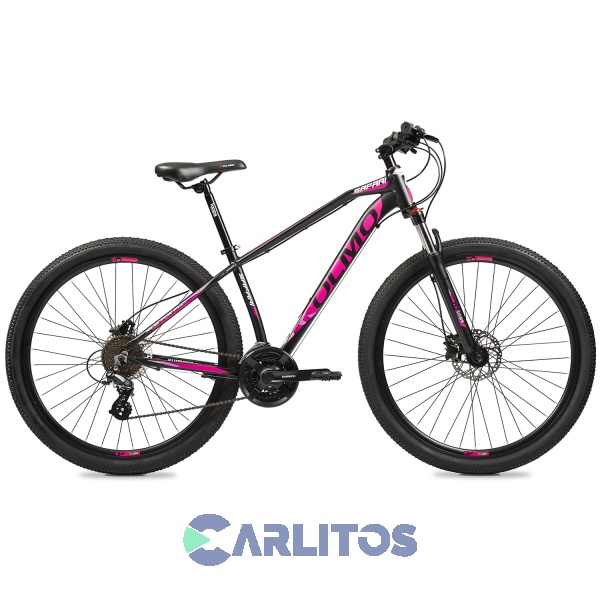 Bicicleta Olmo Todo Terreno R 29" Safari 295 Negro/Fucsia