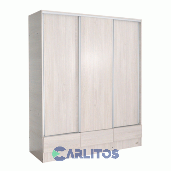 Placard 1.81 Mts Puertas Corredizas Platinum Gris Andino