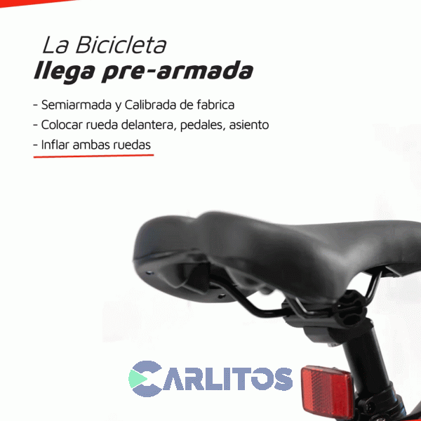 Bicicleta Randers Todo Terreno R 29" Horus Con Disco Bke-2129-e Azul Con Negro