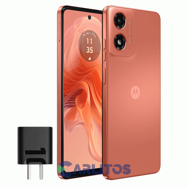 Celular Libre Mototrola Moto G04s-64GB Naranja