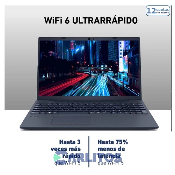 Notebook 15,6" Vaio Intel Core I5 1235u Mem 8 Gb Hd Sol 256 Gb Vjfe54A0311h