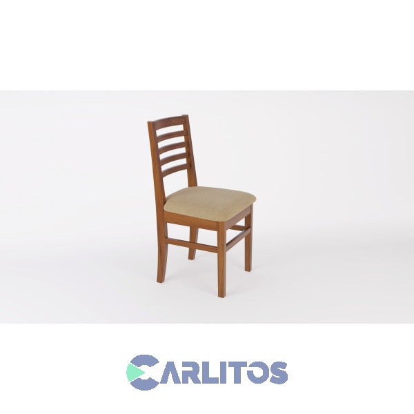 Silla Pacífico Premium Tapizado Ecocuero Inmacol Castaño