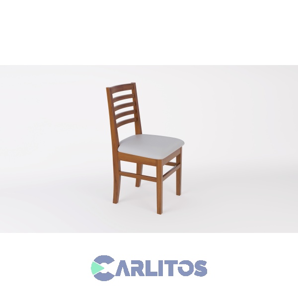 Silla Pacífico Premium Tapizado Ecocuero Inmacol Castaño