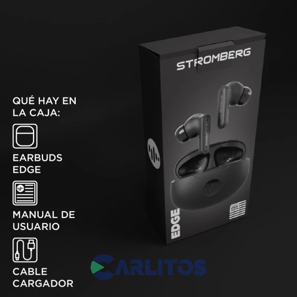 Auricular Bluetooth Stromberg-Carlson Edge Negro