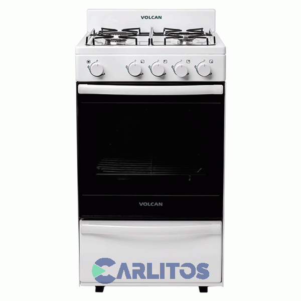 Cocina A Gas Volcan 50 CM Blanca Multigas 87144vm