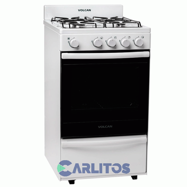 Cocina A Gas Volcan 50 CM Blanca Multigas 87144vm