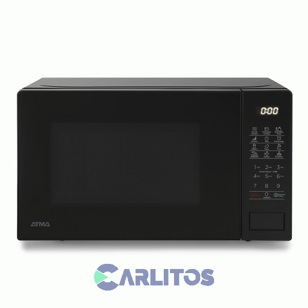 Microondas Digital Atma 20 Litros Negro Matdb20uap