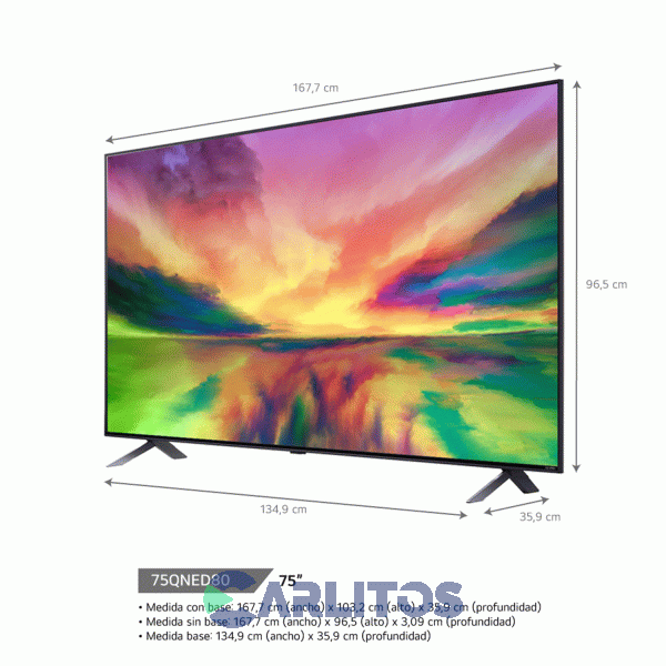 Smart TV Qned 75" 4K Ultra HD LG 75Qned80sra