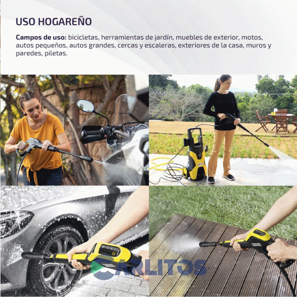 Hidrolavadora Karcher 130 Bat 360 Litros/Hora K4 Br