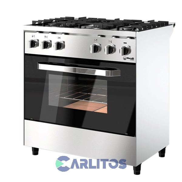 Cocina A Gas Industrial Morelli 82 CM Acero Inoxidable 16069