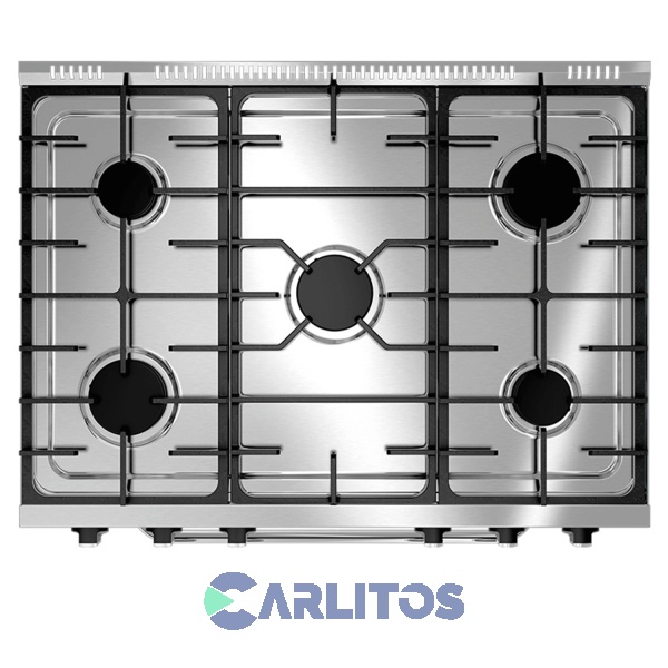 Cocina A Gas Industrial Morelli 82 CM Acero Inoxidable 16069