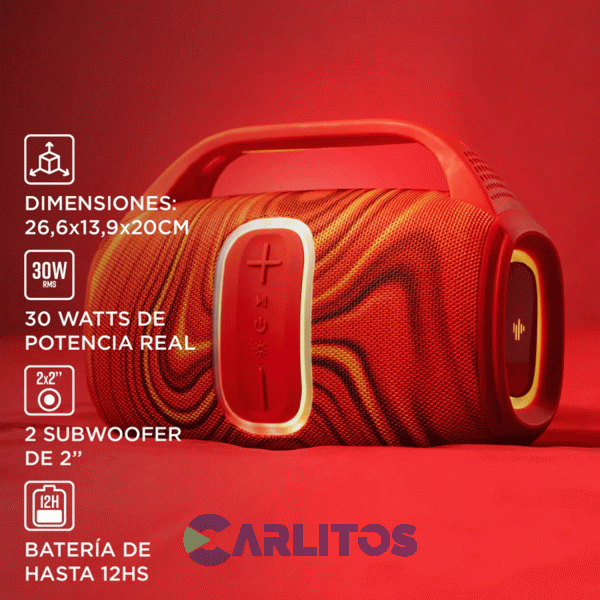 Parlante Con Bluetooth 30 Watts Rms Stromberg-Carlson Groove