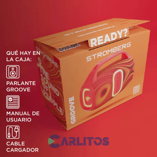 Parlante Con Bluetooth 30 Watts Rms Stromberg-Carlson Groove