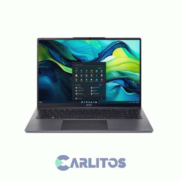 Notebook 16" Acer Intel Core I5 1235u Mem 16 Gb Hd Sol 512 Gb Al16-51p-59uu