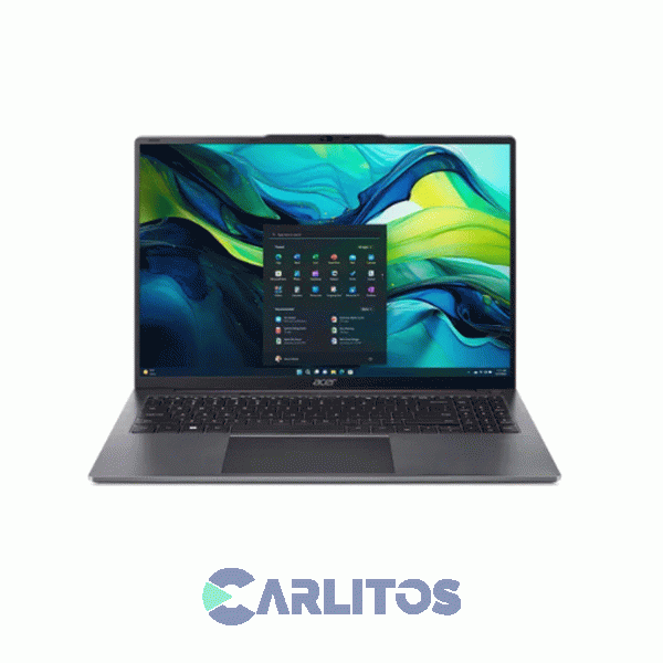 Notebook 16" Acer Intel Core I7 1255u Mem 16 Gb Hd Sol 512 Gb Al16-51p-7984