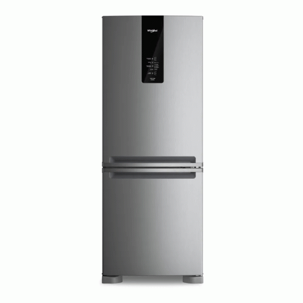 Heladera No Frost Whirlpool Combi Inverter 449 Litros Acero Inoxidable Wre57ck