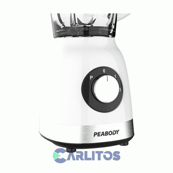 Licuadora Peabody 800 Watts Con Jarra De Vidrio Pe-ln810b Blanca