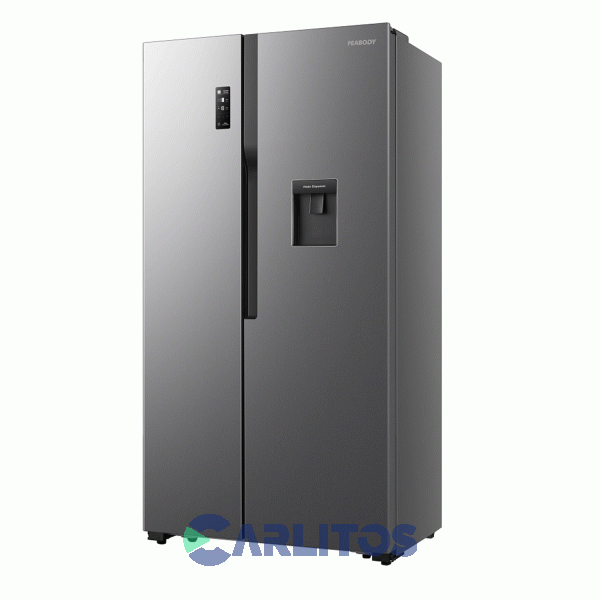 Heladera No Frost Side By Side Peabody Inverter 516 Litros Acero Inoxidable Pe-sbs71inv