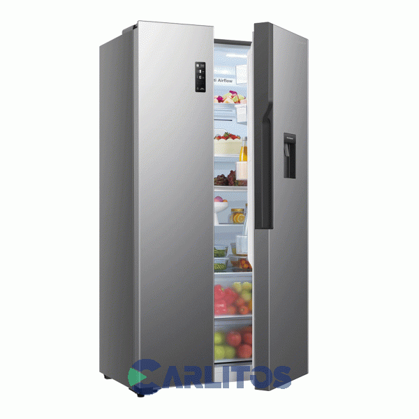 Heladera No Frost Side By Side Peabody Inverter 516 Litros Acero Inoxidable Pe-sbs71inv