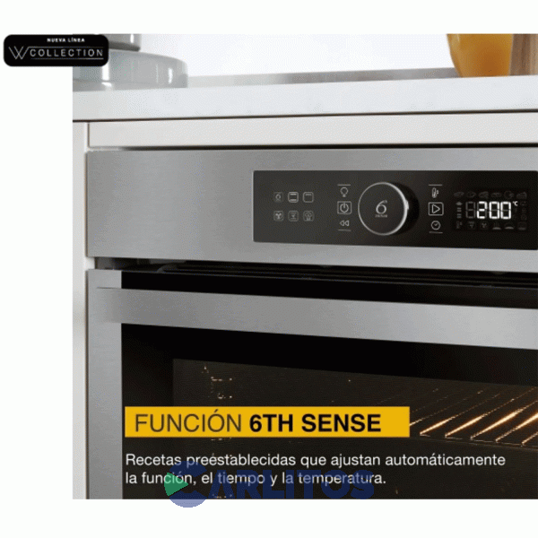 Horno Eléctrico Empotrable Whirlpool 60 CM Acero Inoxidable Woc74as