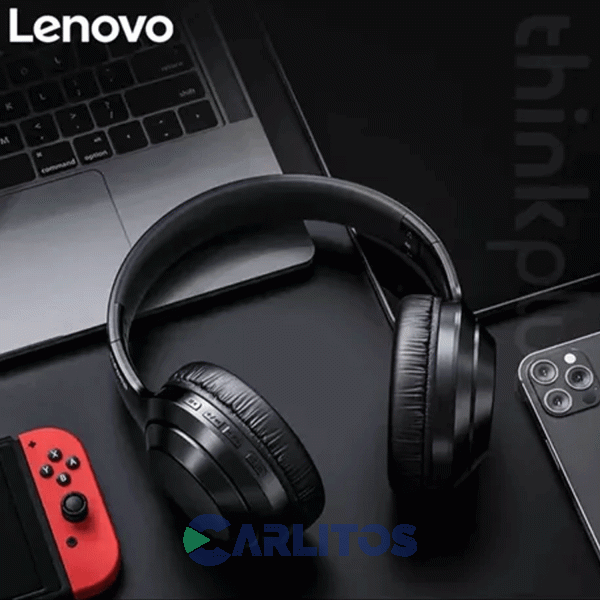 Auricular Vincha Con Bluetooth Lenovo Th10x-ne Negro