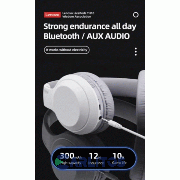 Auricular Vincha Con Bluetooth Lenovo Th10x-rs Rosa