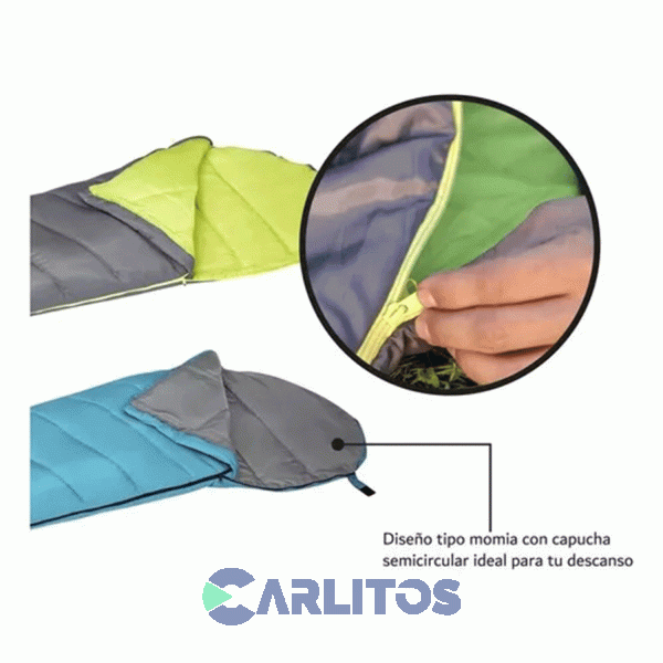 Bolsa De Dormir Rectangular Bestway Confort Tipo Momia