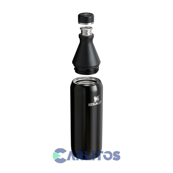 Botella De Acero Inoxidable Stanley Slim Bottle 0.591 Litros Black 2.0