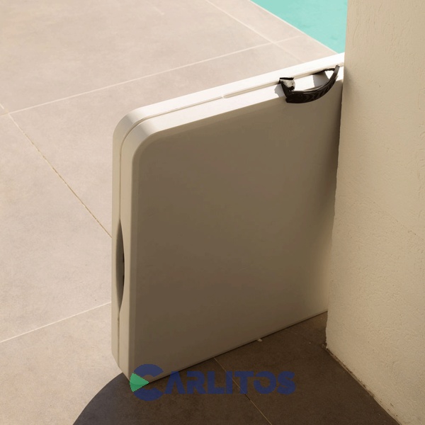 Mesa Plegable Multiuso Garden Life Con Estructura De Acero 1.50 Mts T404000