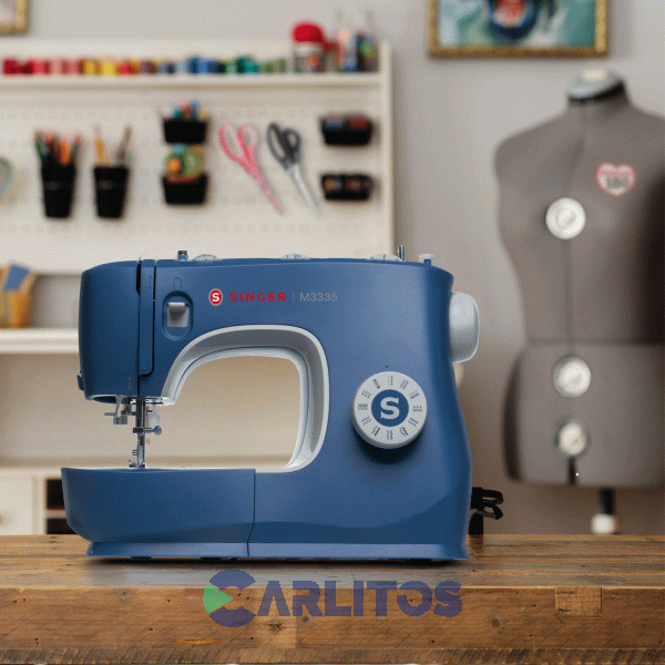Maquina De Coser Singer M3335c Azul