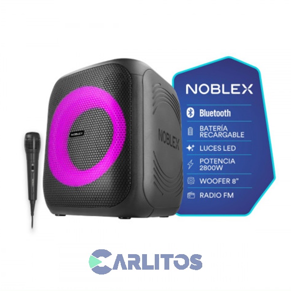 Parlante Torre Noblex Con Bluetooth y Batería 2800 Watts Rms Tsn2000