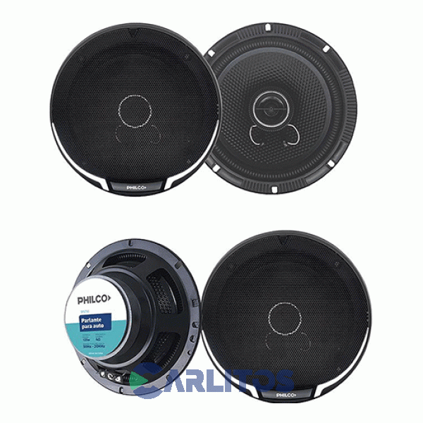 Parlantes Para Automóvil Philco 250 Watts - 2 Vías - 6.5" Spo-2765